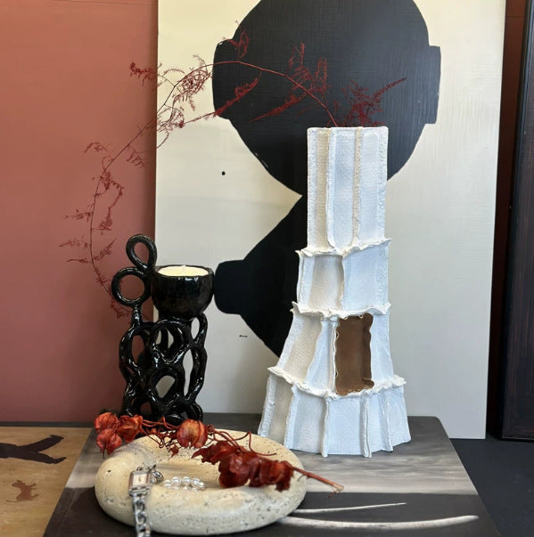 Künstlerische dekorative Bodenvase