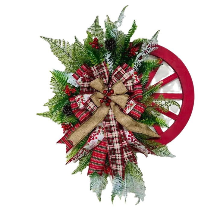 Rustikale Bauernhaus Weihnachtskranz
