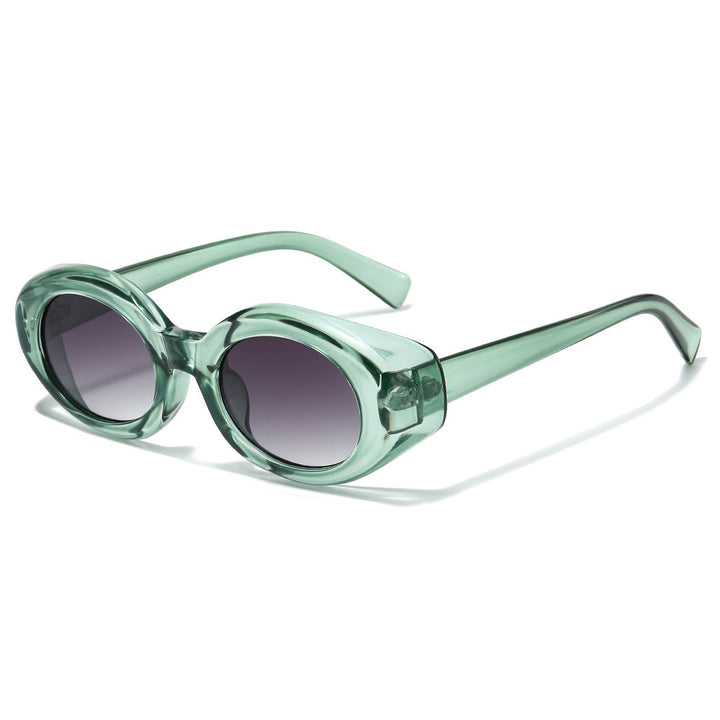 Oversized geometrische Sonnenbrille mit dicken Rahmen Karnz