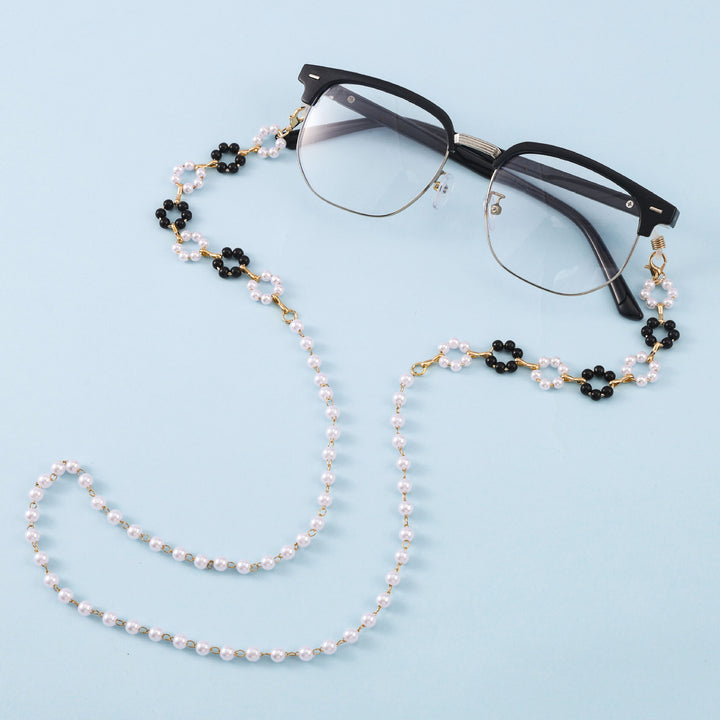Elegante Perlen Brillenband Karnz