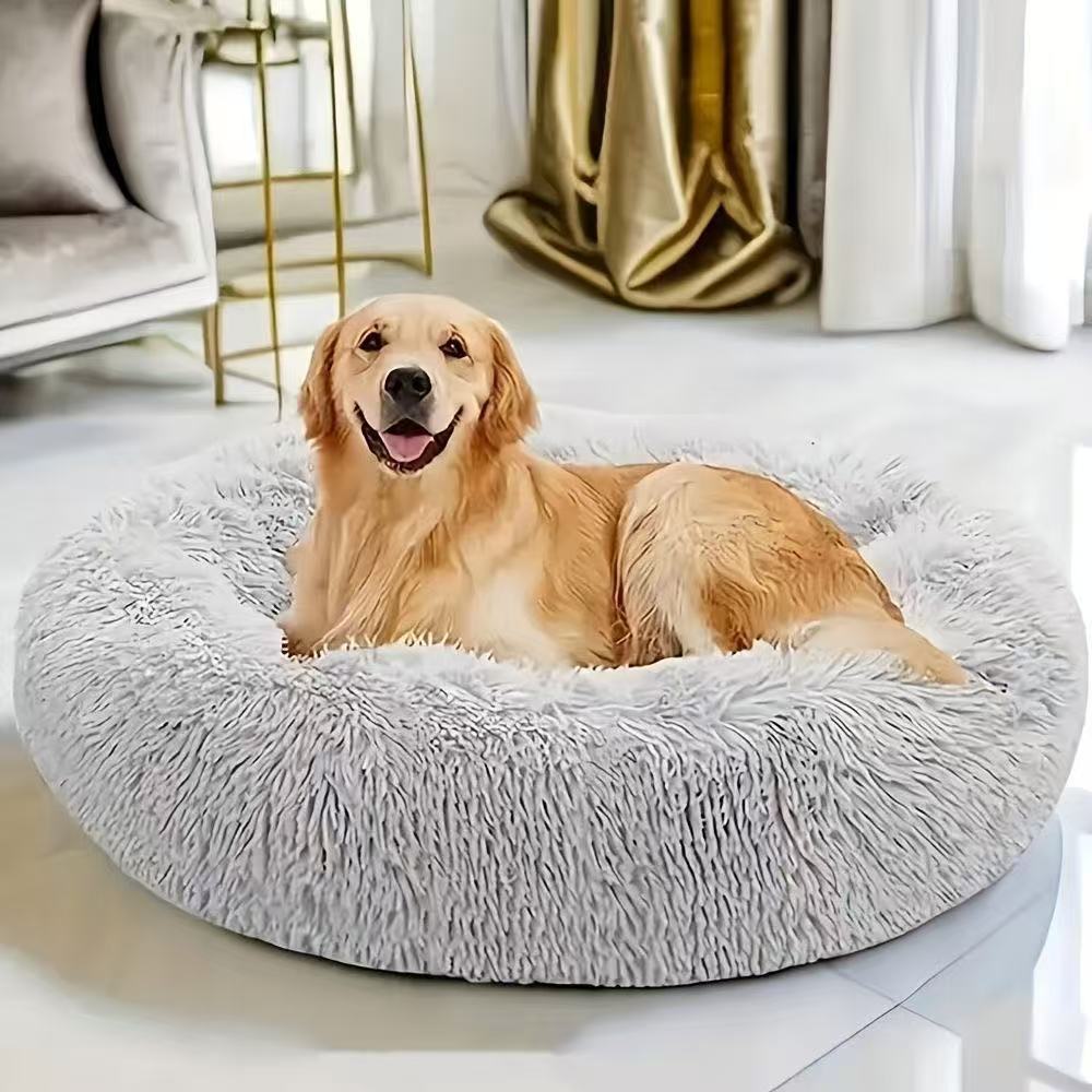 Damen Kuscheliges Hundebett mit hohem Plüschkomfort Karnz