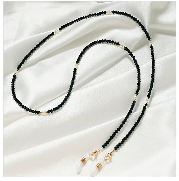 Elegante Perlen Brille Kette Karnz