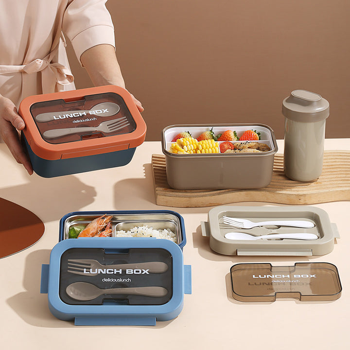 Dual-Kompartiment Edelstahl Lunchbox
