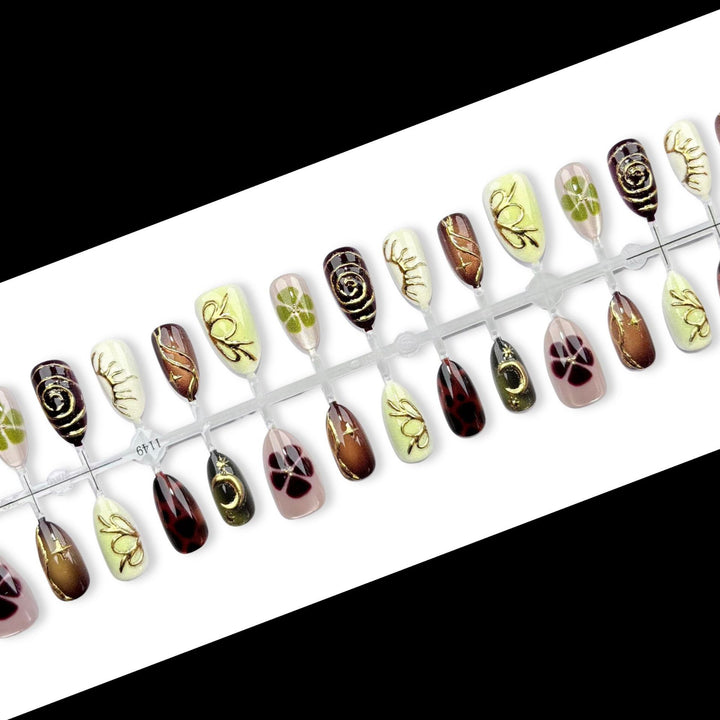 Premium Künstlerische Press-On Nagelkollektion