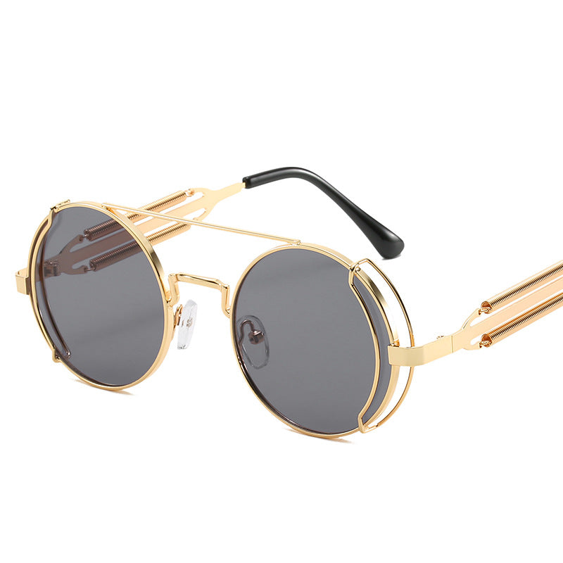 Damen modische Vintage-Sonnenbrille mit innovativem Drahtdesign Karnz