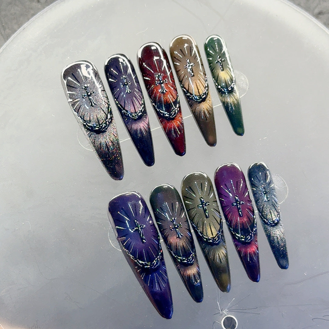 Dekorative Gel-Nagelkunst
