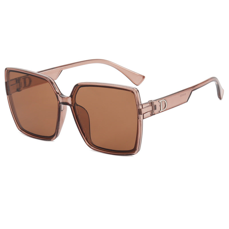 Damen Oversized-Sonnenbrille mit stylishem Rahmen Karnz