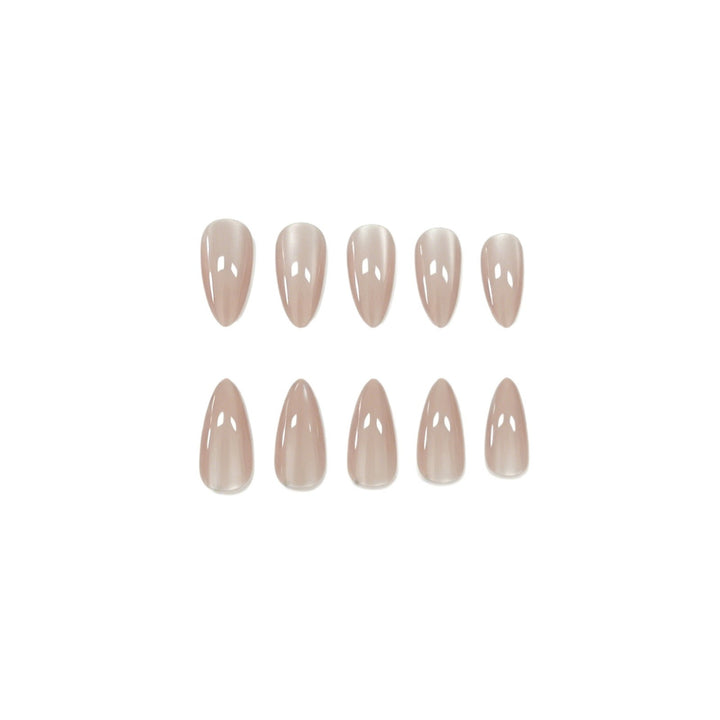 Elegante mandelförmige Acryl-Nagelverstärkungen Karnz