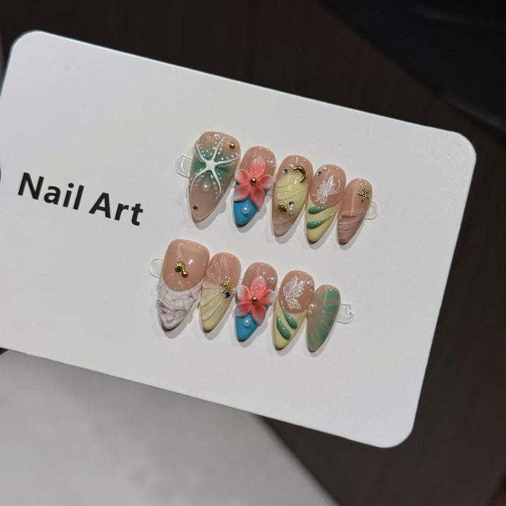 Künstlerisches Klebe-Nagelspitzen-Set