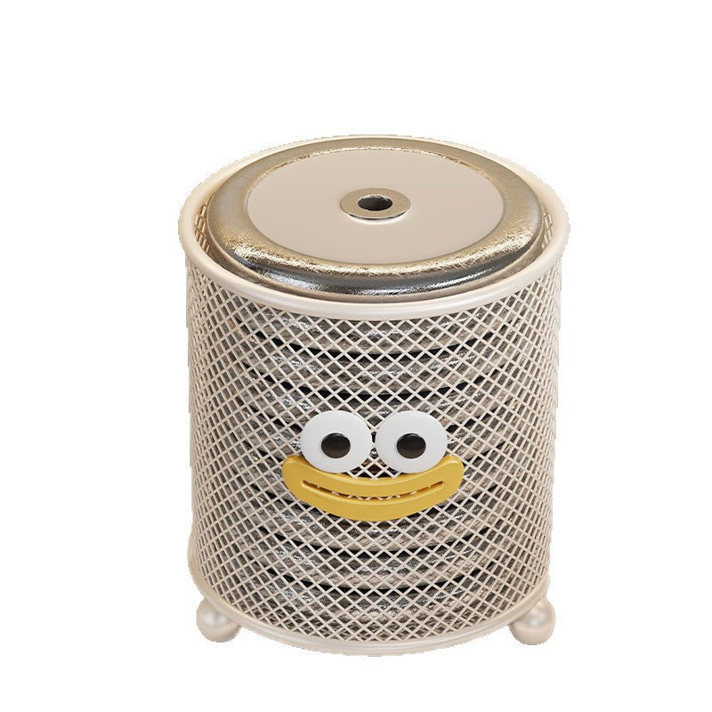 Dekorativer Mesh Quadrat Kosmetikanstrich und Haartool Halter