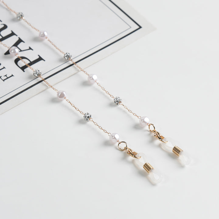 Elegante Perlenbrille Kette Karnz