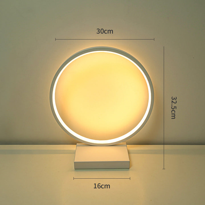 Moderne Kreisförmige LED Tischlampe