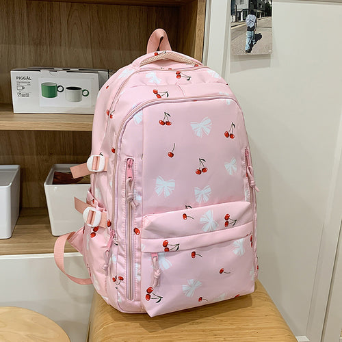 Verspielt gemusterter Rucksack