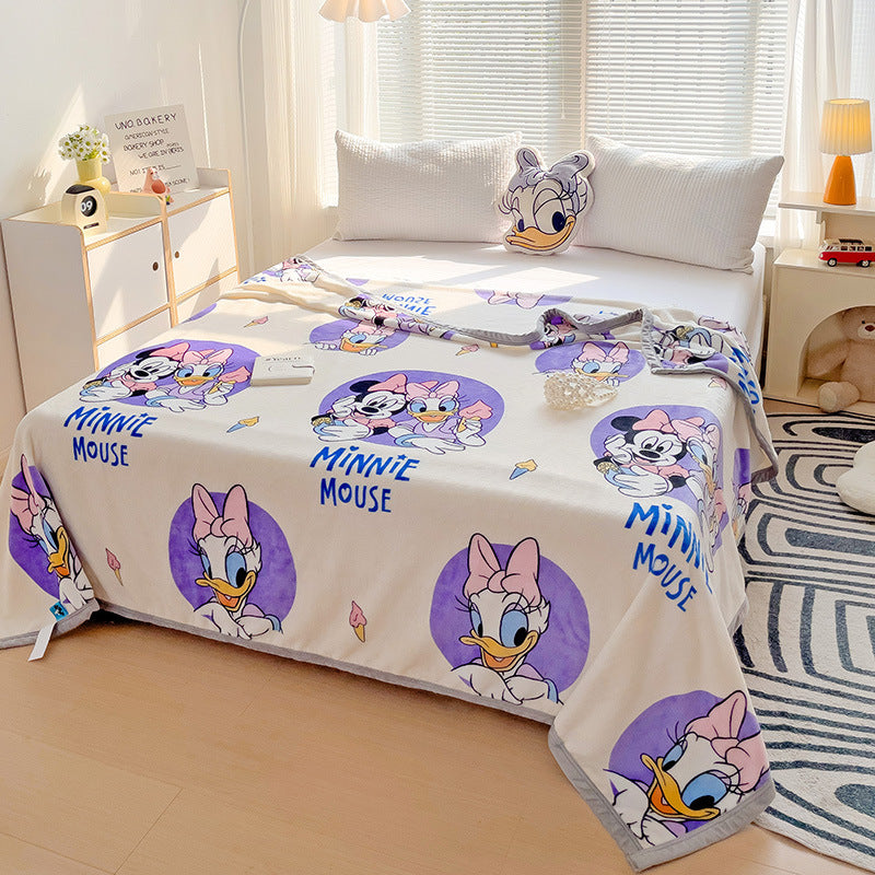 Damen Fleece-Kuscheldecke mit tierischem Motiv Karnz