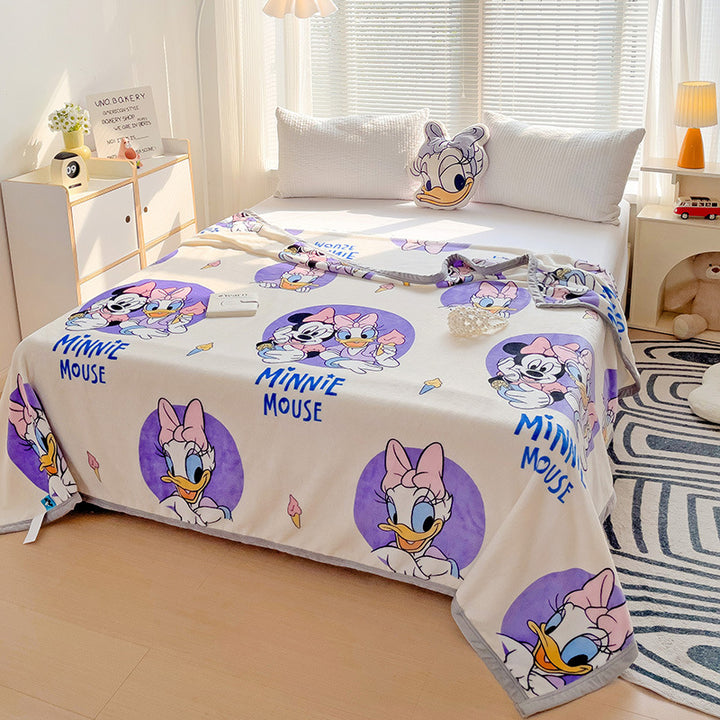 Damen Fleece-Kuscheldecke mit tierischem Motiv Karnz