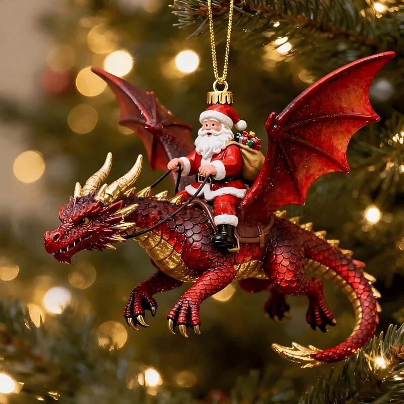 Fantastische Weihnachtsfigur im Drachen-Design Karnz