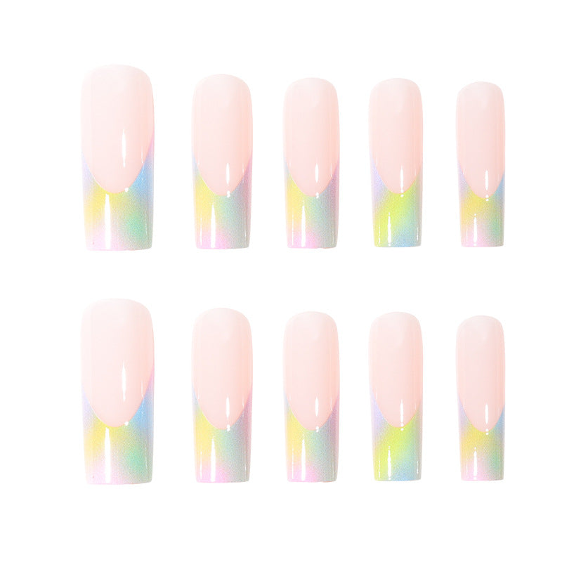 Künstlerische Gradient Press-On Nägel Karnz