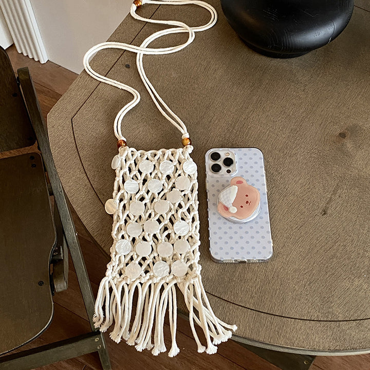 Bohemian Makramee Mini Tasche