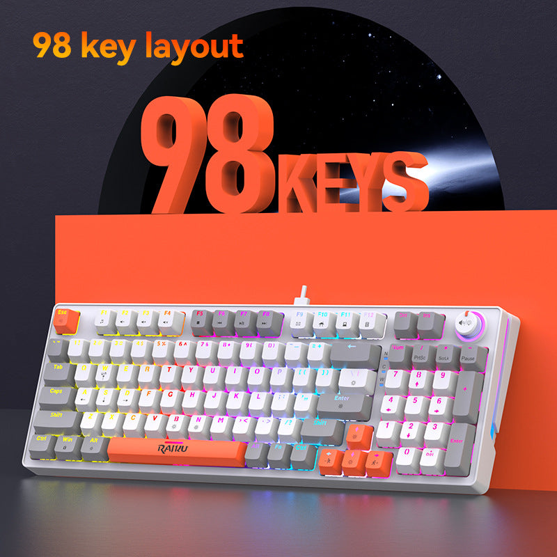 Hintergrundbeleuchtete mechanische Gaming-Tastatur Karnz