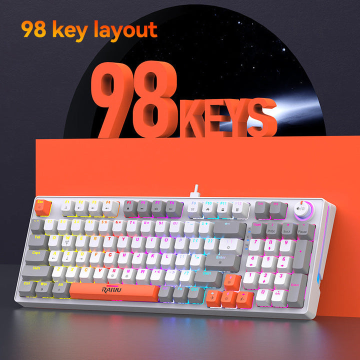 Hintergrundbeleuchtete mechanische Gaming-Tastatur Karnz