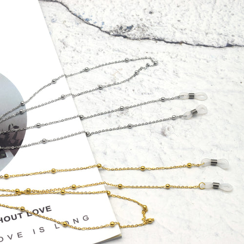 Premium Silber Kette Brillen Kette Karnz