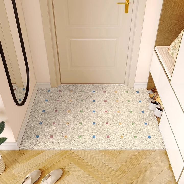 Stylische Terrazzo-Design Eingangsfußmatte Karnz