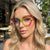 Damen Modische Sonnenbrille mit dezenten Perlendetails Karnz