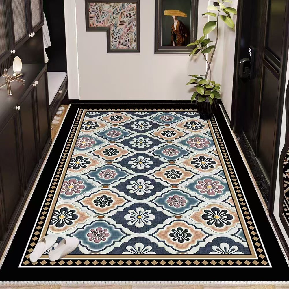 Geometrisch gemusterter Teppich