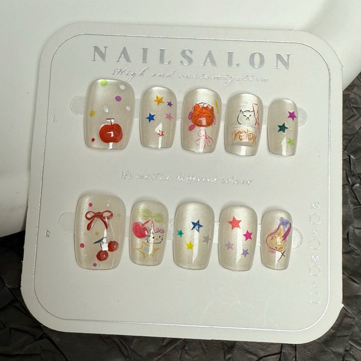 Dekorative Nagelkunst Aufkleber
