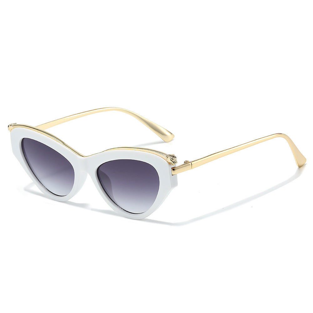 Glamouröse Cat-Eye-Sonnenbrillen mit verlaufenden Gläsern Karnz