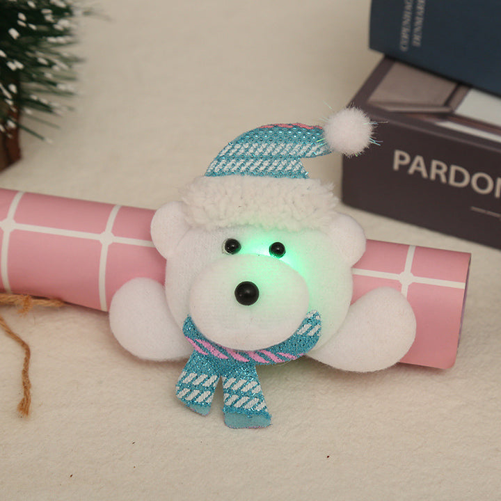 Weihnachts-Haarschmuck mit LED Lichtern Karnz