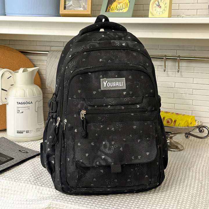 Charmanter Blumendruck Rucksack Karnz