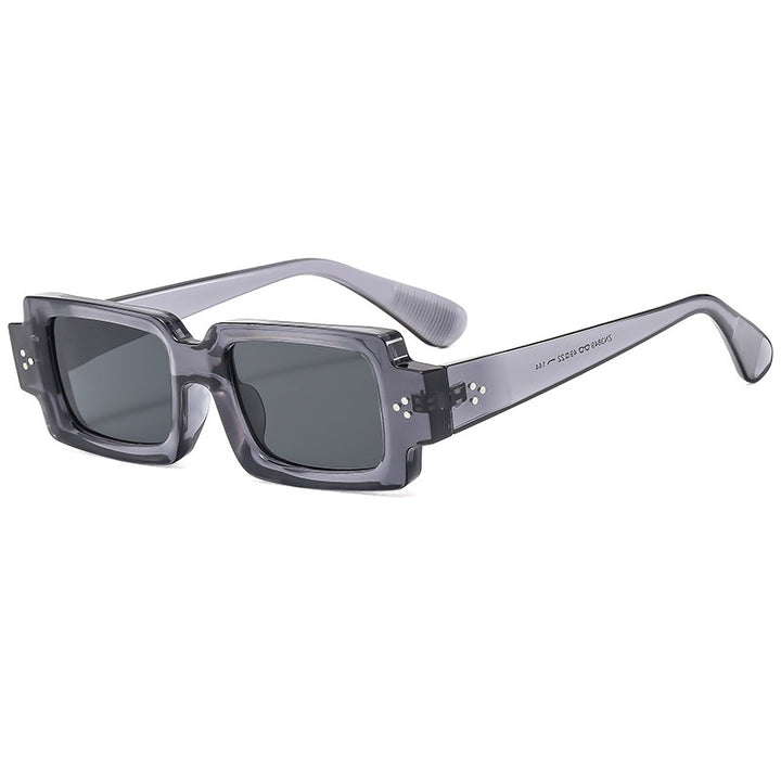 Fette rechteckige Rahmenbrille Karnz