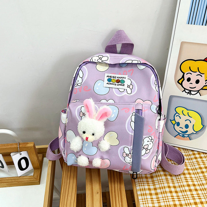 Süßes Plüsch-Hase-Themen Mini-Rucksack Karnz