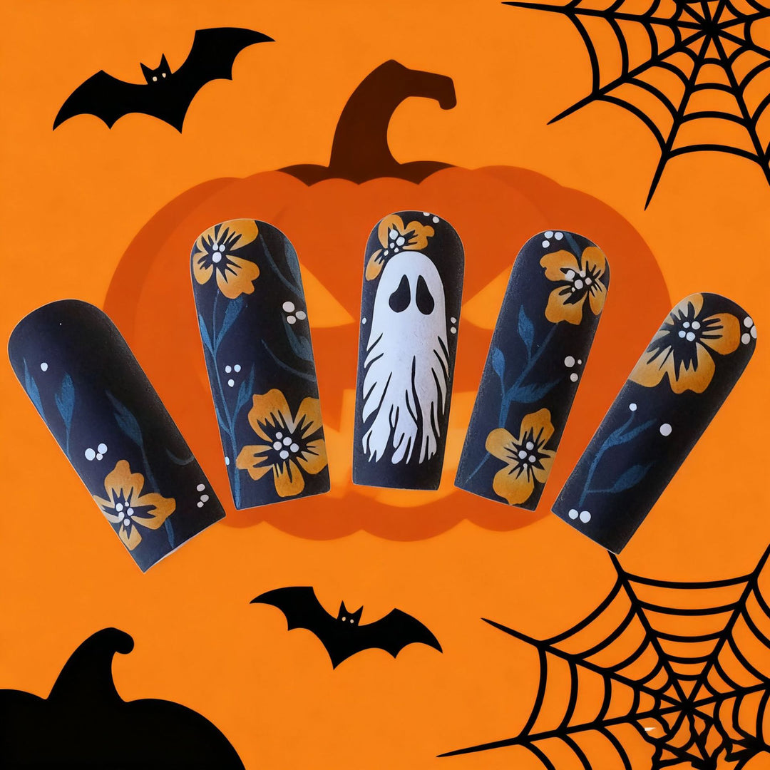 Künstlerische Halloween-Themen Acryl-Nagelkunst Erweiterungen Karnz