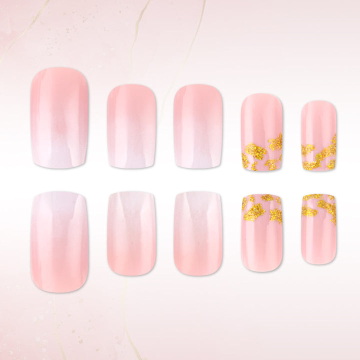 Stylisches Fade Ombre Press-On Nagel Set Karnz