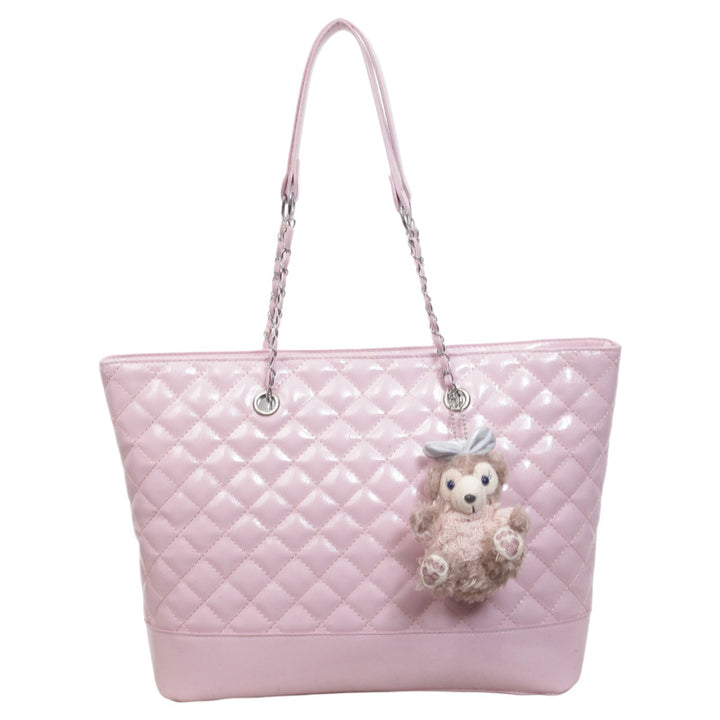 Glänzende gestepptes Tote-Handtasche