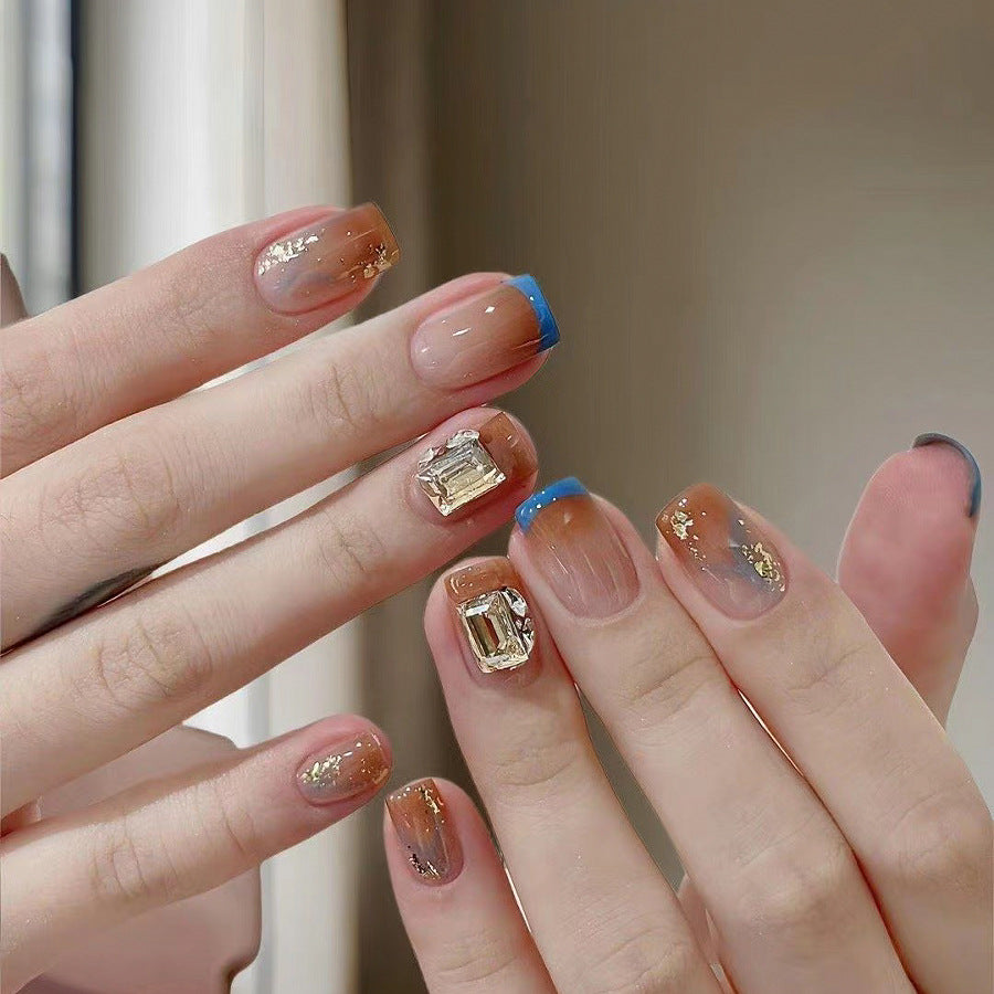 Künstliche Glitzer-Nägel mit Hochglanz-Finish Karnz