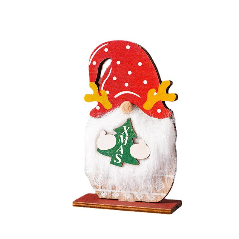 Weihnachtsmann Dekofigur im rustikalen Design Karnz