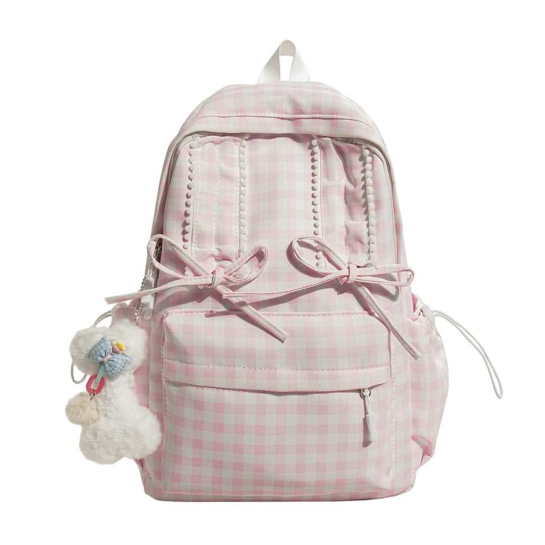Charmanter Karomuster-Rucksack Karnz