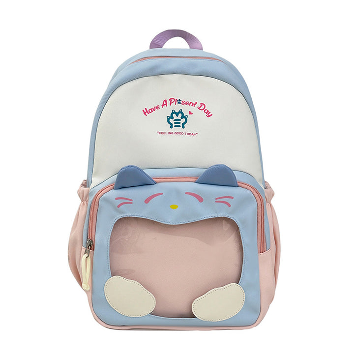 Verspielt katzenmotivierter Rucksack