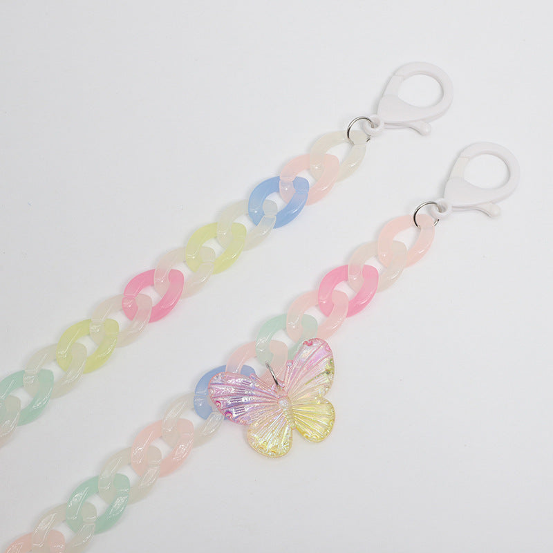 Dekorativer Schmetterlings-Brillen-Halsband Karnz