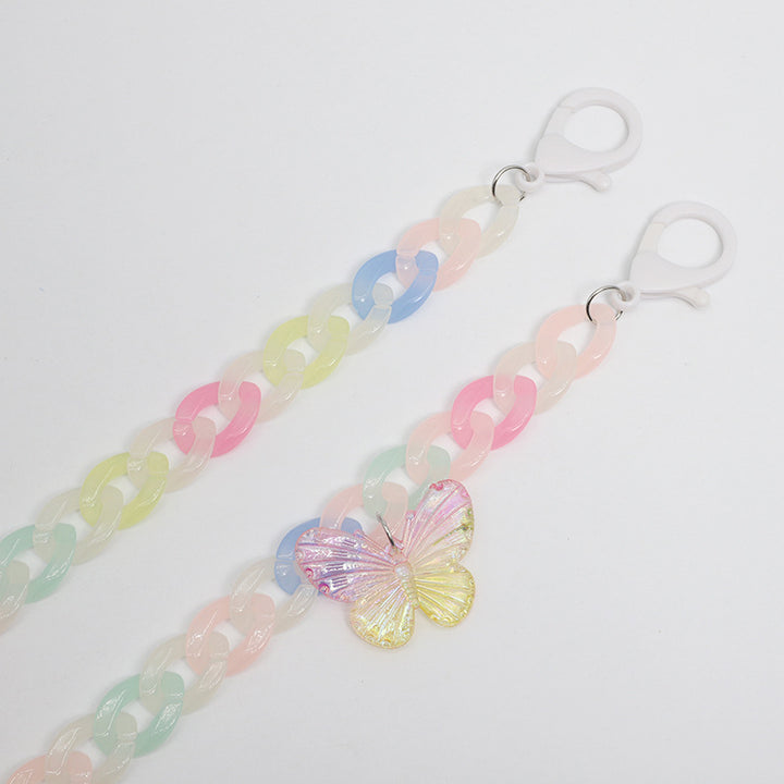 Dekorativer Schmetterlings-Brillen-Halsband Karnz