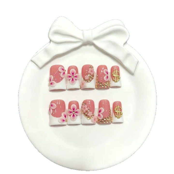 Blumendesig Press-On Nagelkunst