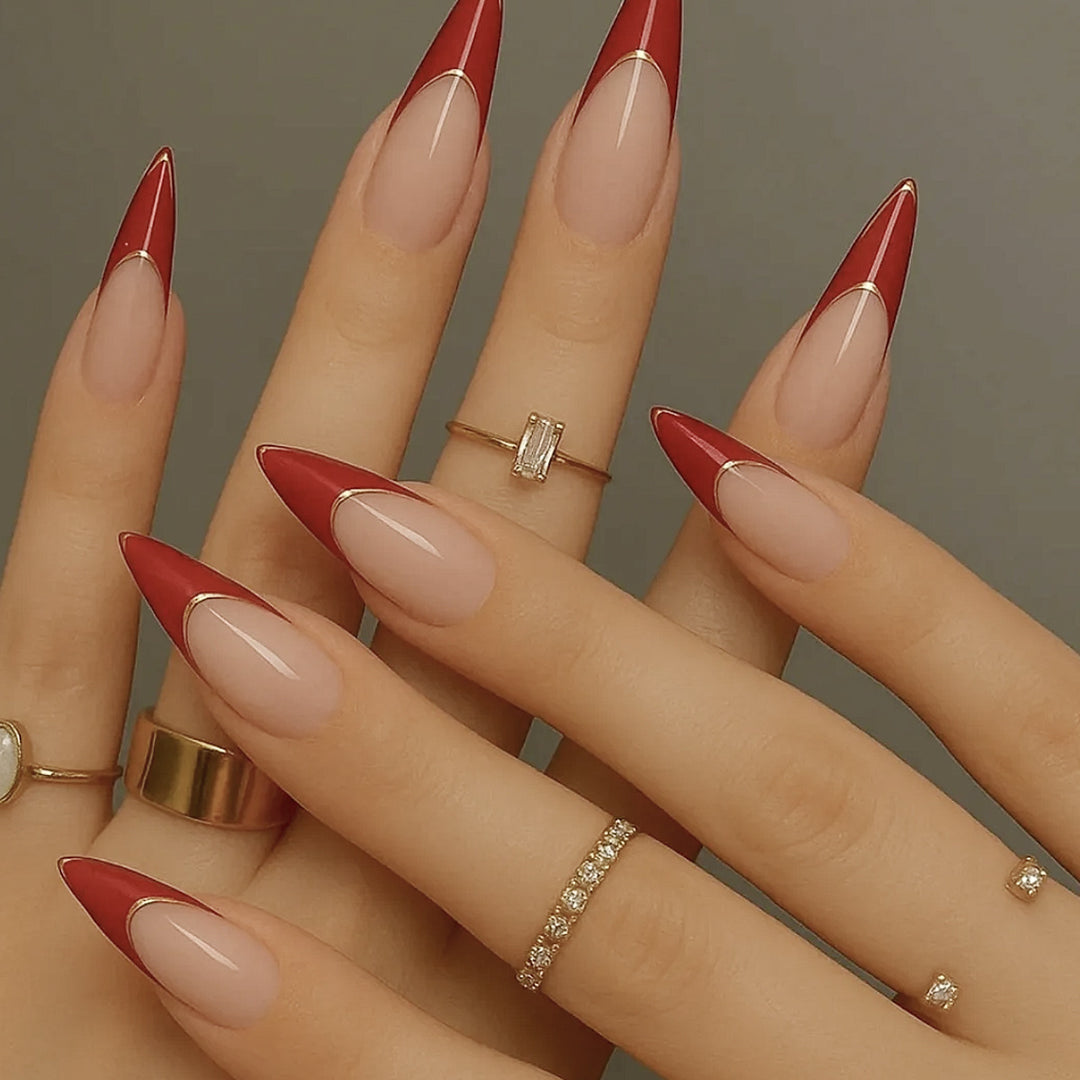 Elegante Stiletto-Nagelerweiterungen Karnz