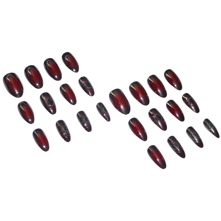 Spider-Themen Gothic Nagelkunst Design