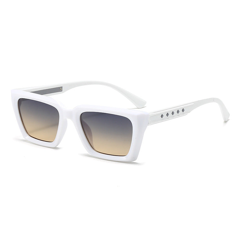 Damen modische Sonnenbrille im modernen Quadratdesign Karnz