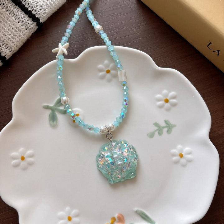 Halskette mit Glitzerfischschwanz Karnz