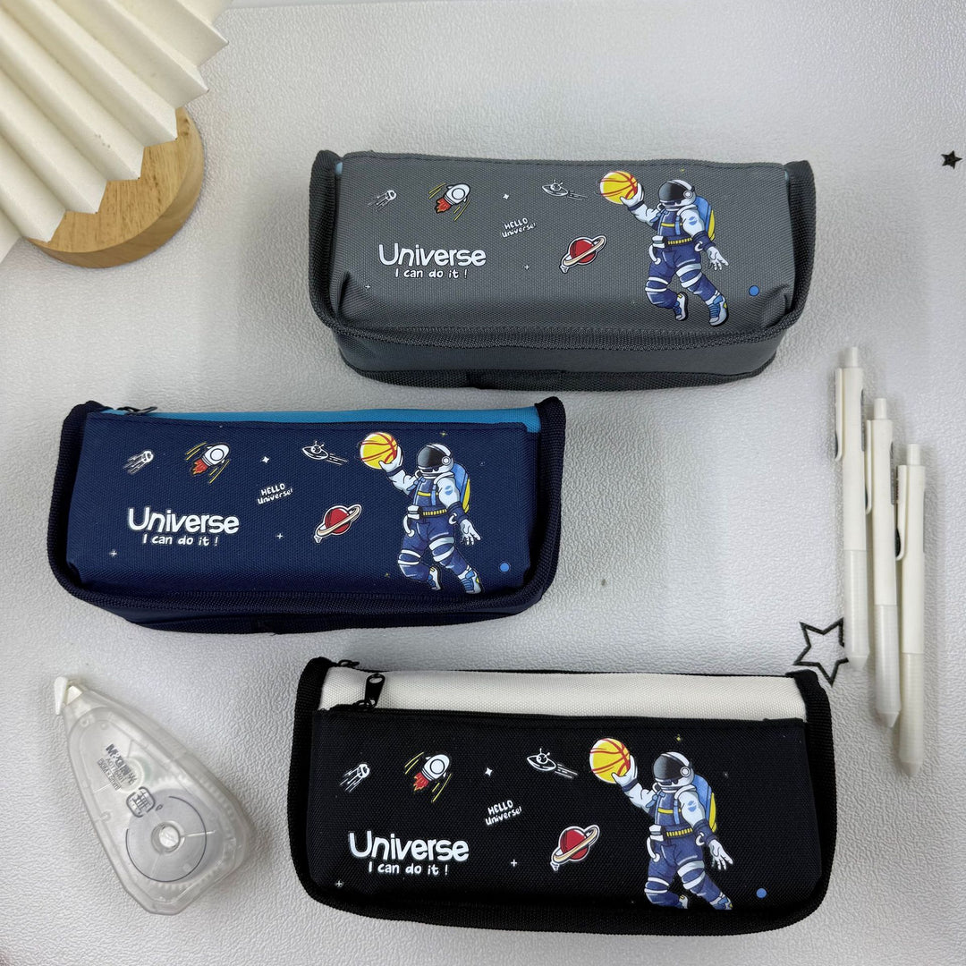 Stylisches Astronauten-Themen Federmäppchen Karnz