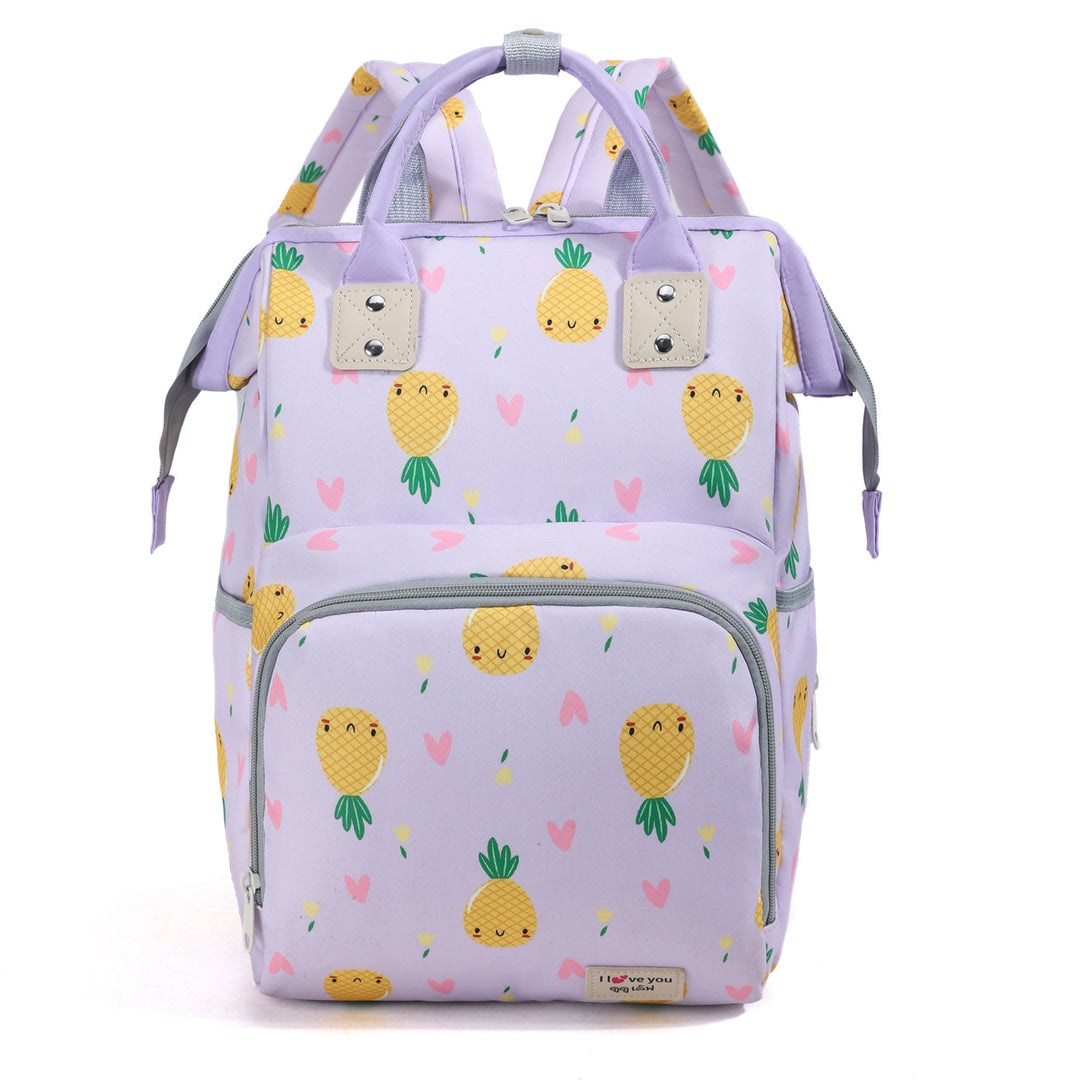 Verspielter Ananasdruck Wickelrucksack Karnz